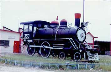 Primera locomotora de Campeche